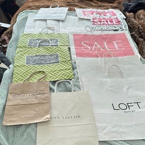 15 Empty Paper Gift Bags